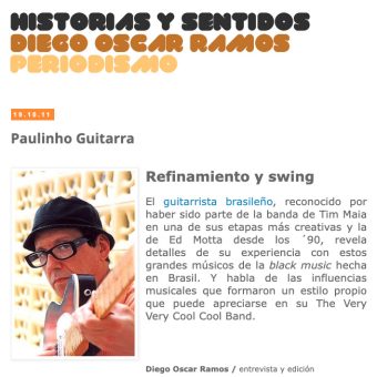 Blog Argentino traz entrevista com Paulinho Guitarra