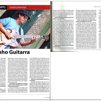 Revista Guitar Player traz entrevista especial com Paulinho Guitarra