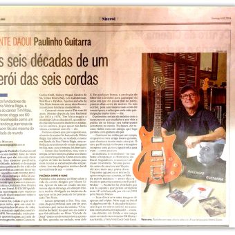 Jornal O Globo homenageia Paulinho Guitarra