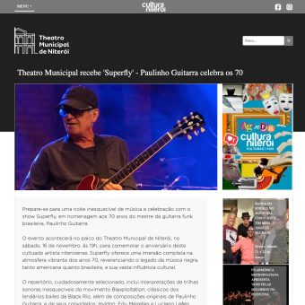 Theatro Municipal recebe ‘Superfly’ – Paulinho Guitarra celebra os 70