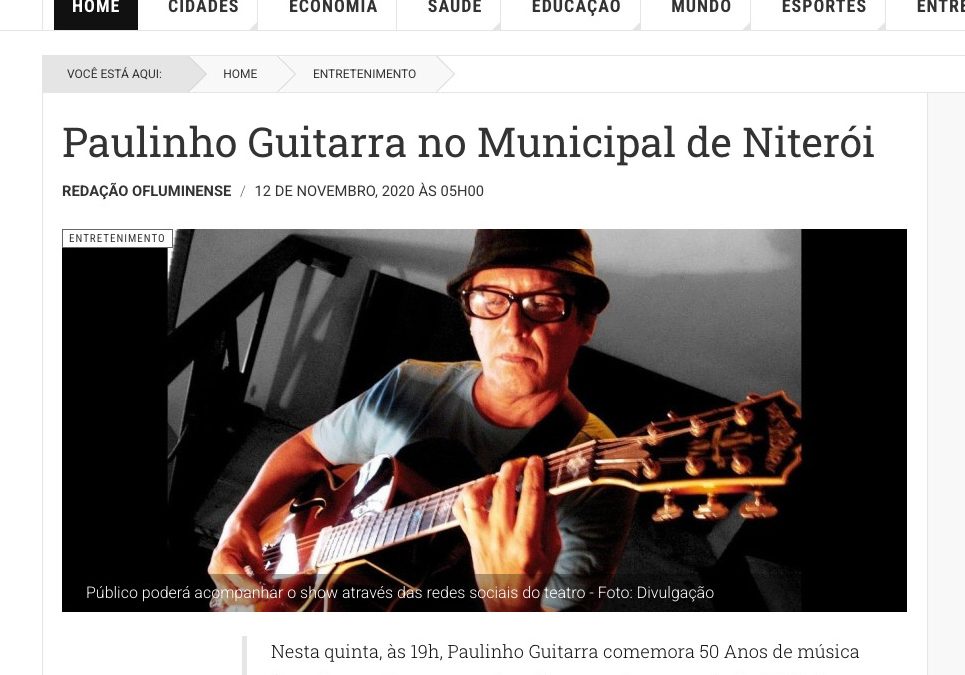 Jornal O Fluminense destaca lançamento de Baile na Suméria no Municipal de Niterói